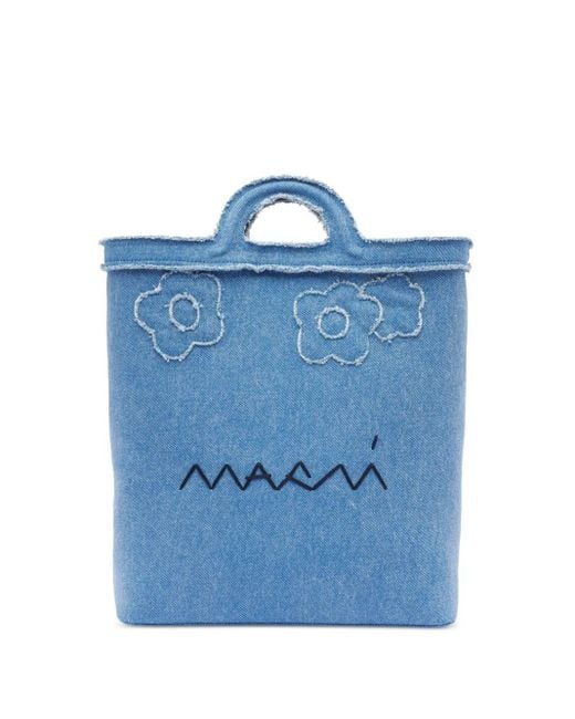 Marni デニム ハンドバッグ Blue