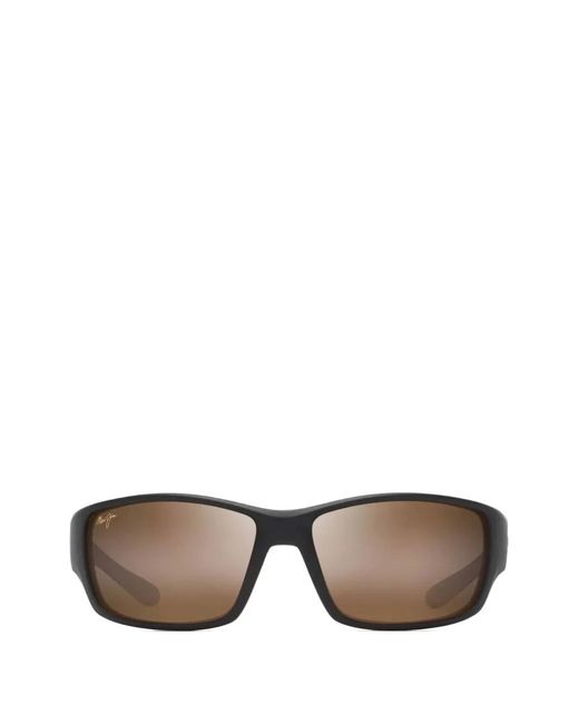 Maui Jim Gray Local Kine Rectangle-Frame Sunglasses
