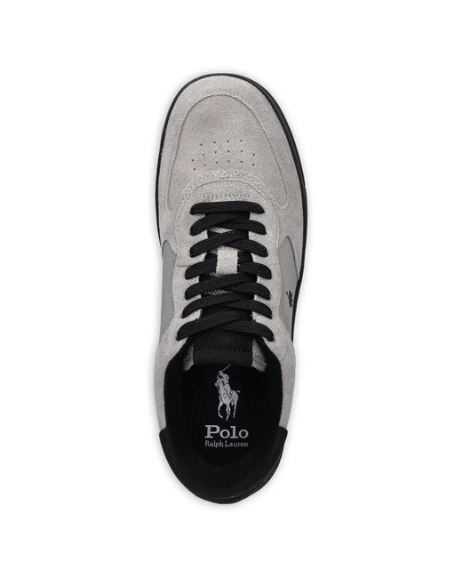 Polo Ralph Lauren White Masters Court Logo Sneakers for men