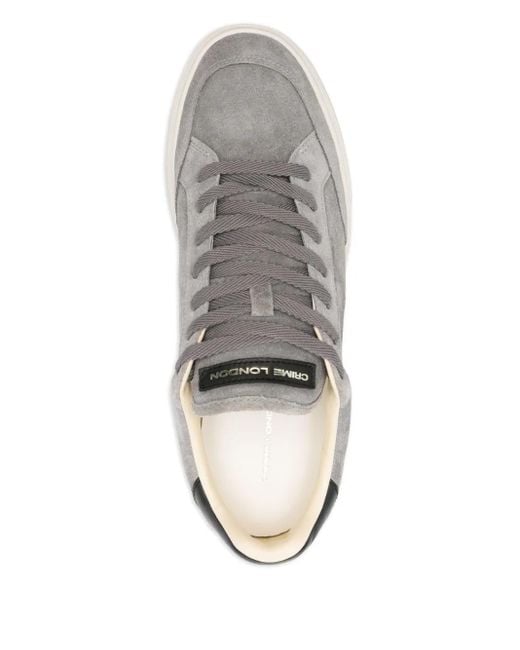 Crime London Suède Sneakers in het White voor heren