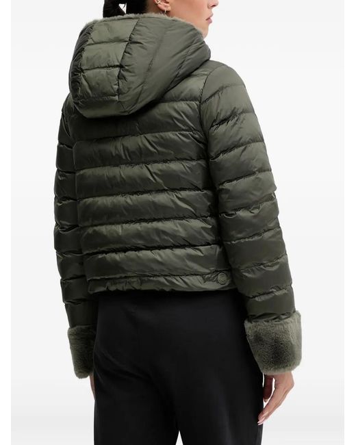 Colmar Green Hooded Puffer Jacket