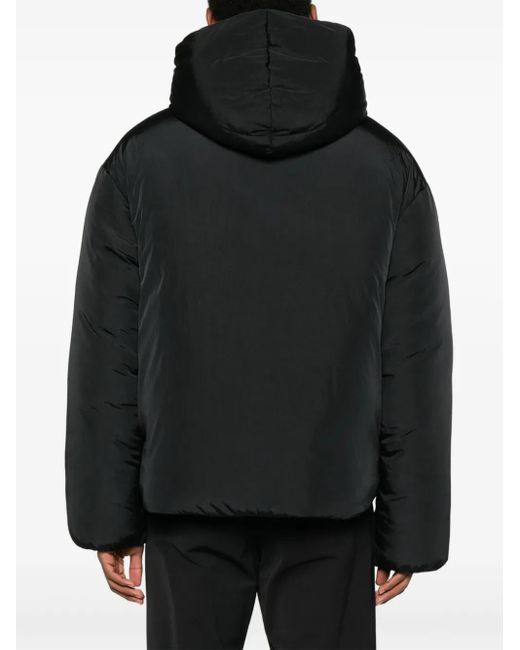 Plumífero Con Cuello Alto Jacquemus de hombre de color Black