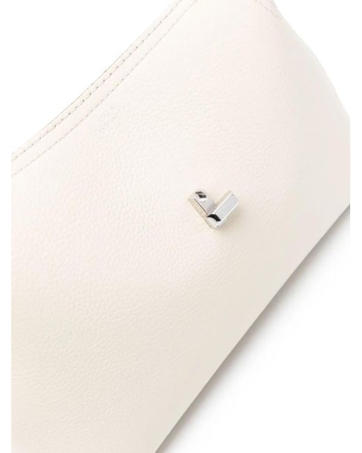 Totême  Natural Grained-Leather T-Lock Shoulder Bag