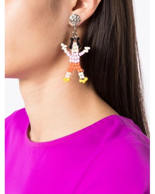 Amir Slama White Charm Detail Necklace