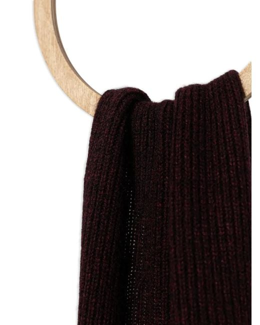 Joop! White Ribbed Scarf
