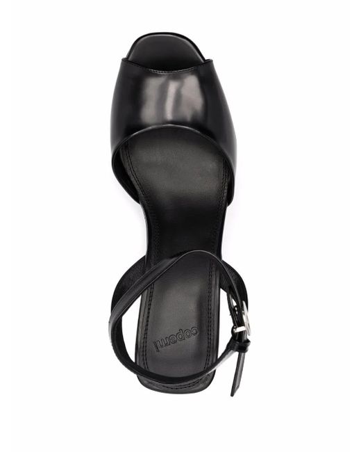 Coperni Black Platform-Sole Sandals