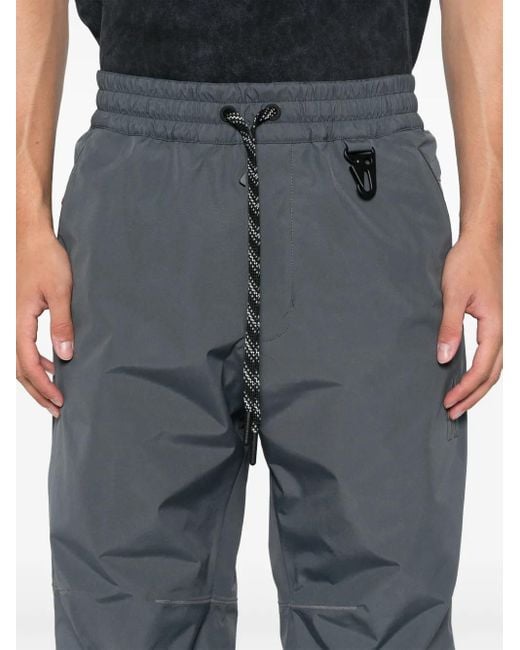 Moncler Blue Logo-Embossed Track Pants for men