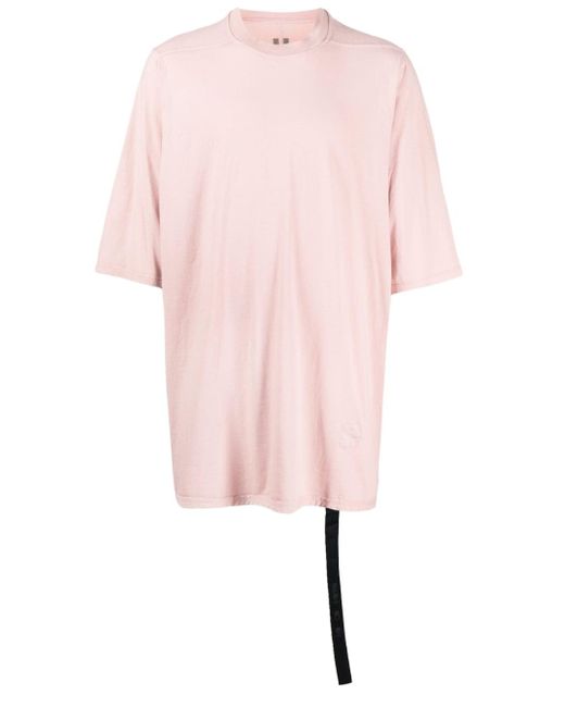 T-shirt en coton à coupe oversize Rick Owens DRKSHDW pour homme en coloris  Rose | Lyst