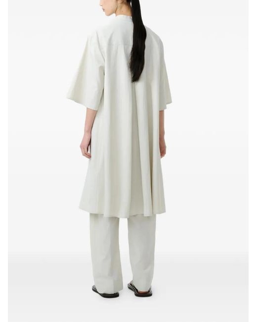 Studio Nicholson Bloch Midi-Jurk in het White