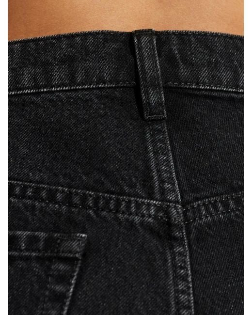 Maison Margiela Black Jean À Bords Francs
