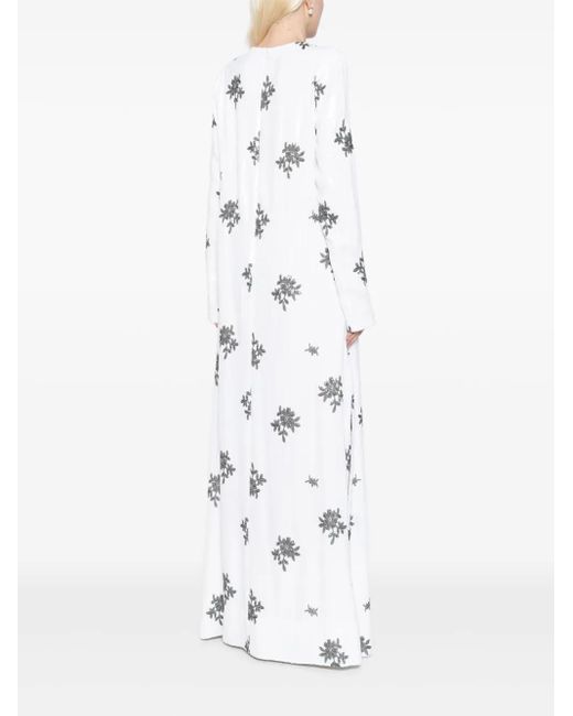 Macgraw White Poetry Gown
