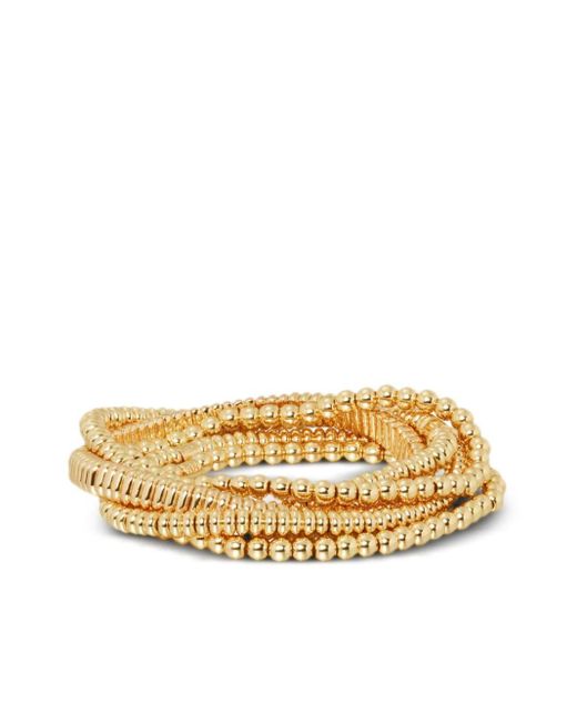 Roxanne Assoulin Metallic The Luxe Beaded Bracelets (set Of Five)