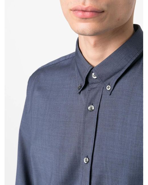 Woolrich Geruit Overhemd in het Blue voor heren