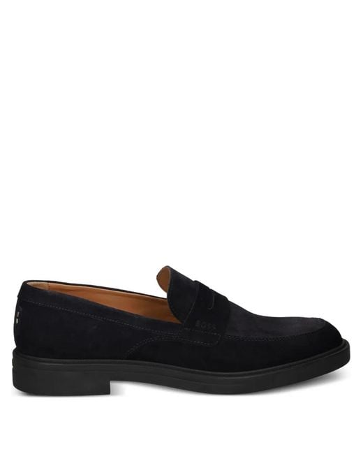 Boss Black Mocassins En Daim for men
