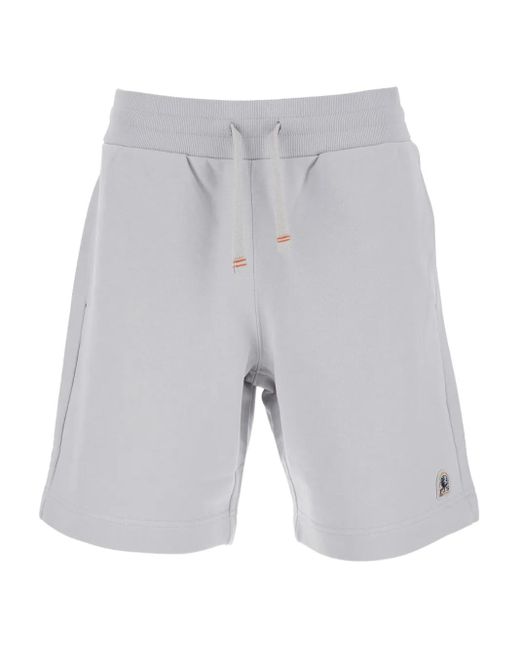 Pantalones cortos de mezcla de algodón Parajumpers de hombre de color Gray