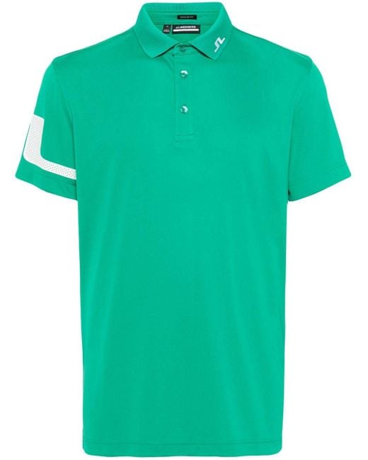 J.Lindeberg Green Heath Technical-jersey Polo Shirt for men