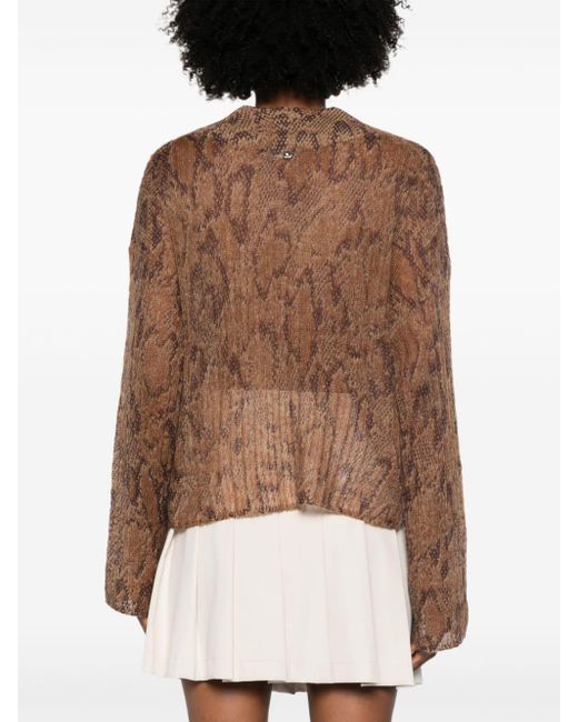 Snakeskin sweater new arrivals