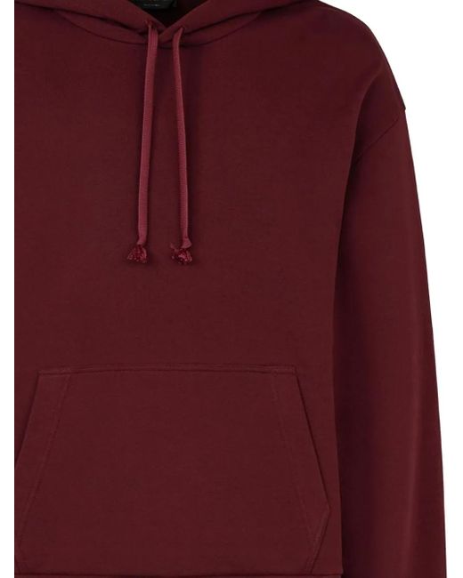 Giuseppe Zanotti Red Logo-Print Hoodie for men