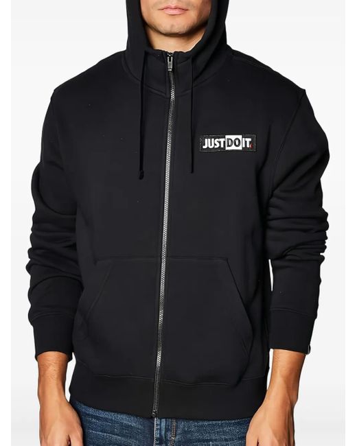 メンズ Nike ジップアップ パーカー Black