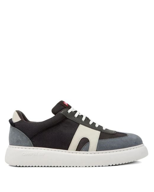 Camper Black Runner K21 Suede Panelled Sneakers for men