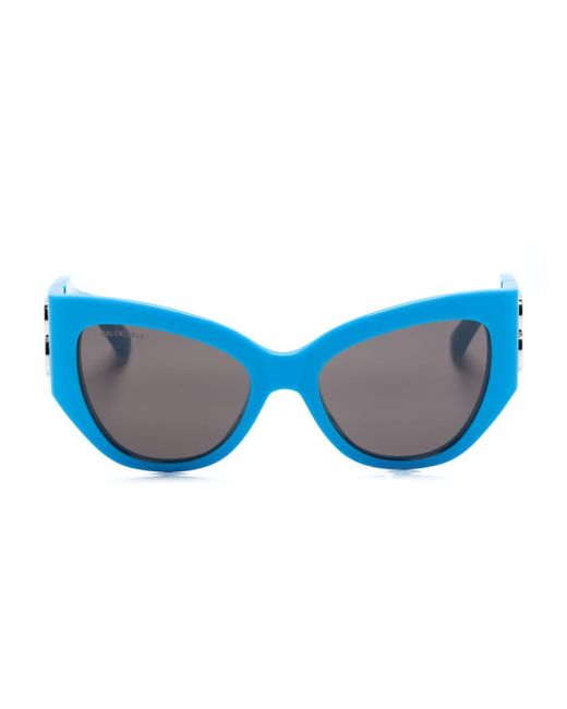 Balenciaga Blue Dinasty Sonnenbrille im Butterfly-Design