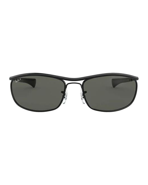 Ray-Ban Gray Olympian I Deluxe Sunglasses