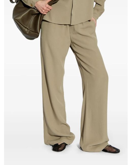 AMI Natural Taupe Shirt With Golden Buttons