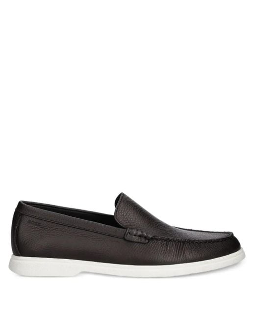 Mocassini di Boss in Black da Uomo