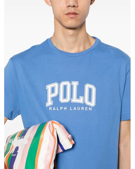 メンズ Polo Ralph Lauren ロゴ Tスカート Blue