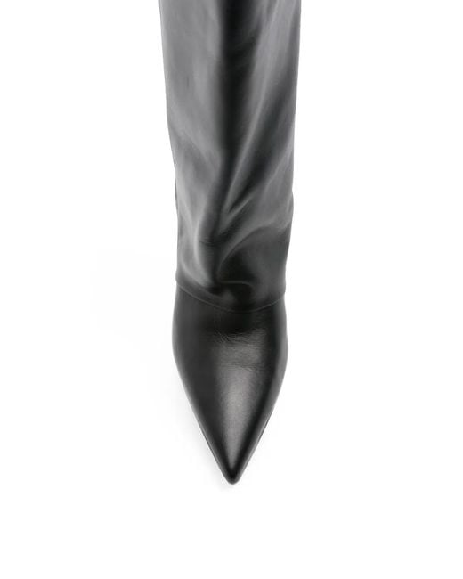 GISEL B Black Matilda Nappa Leather Boots