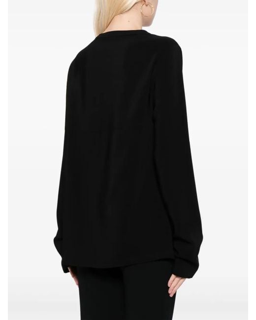 Stella McCartney Black Iconic Half-Zip Jumper
