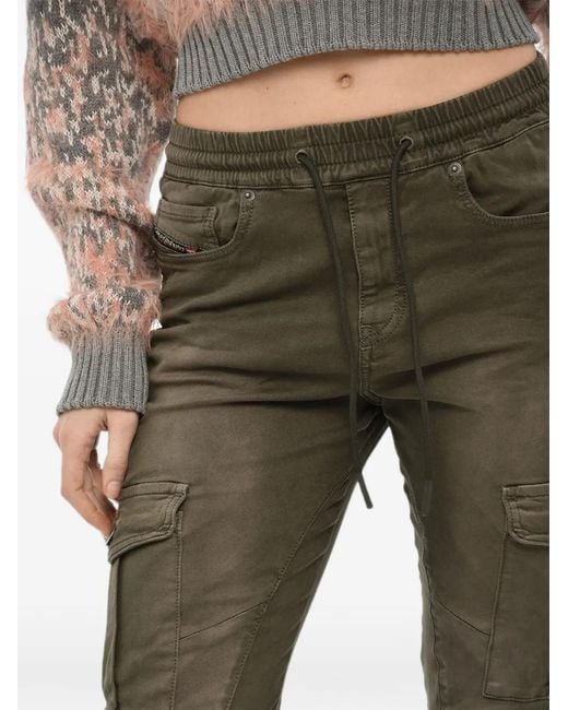 DIESEL Natural Elastic-Waist Cargo Pants