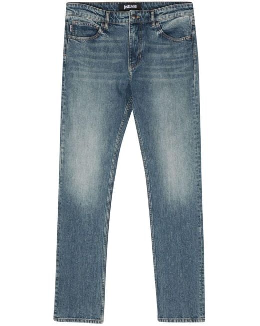 Just Cavalli Skinny Jeans in het Blue voor heren
