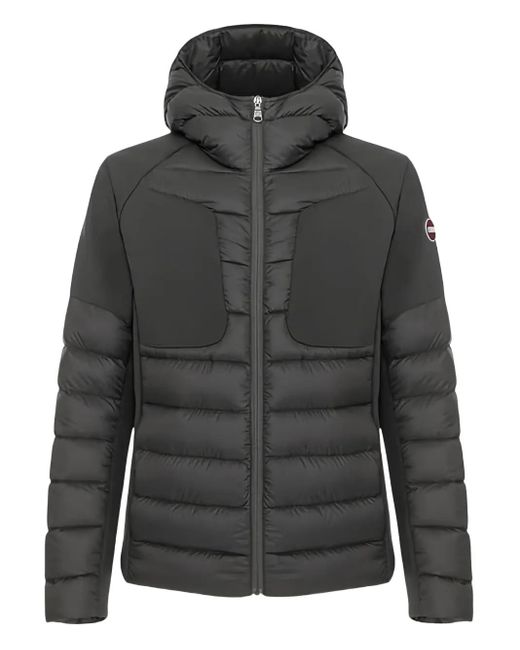 メンズ Colmar フーデッド キルティングジャケット Gray