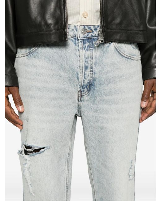 Cole Buxton Blue Jean À Effet Délavé for men