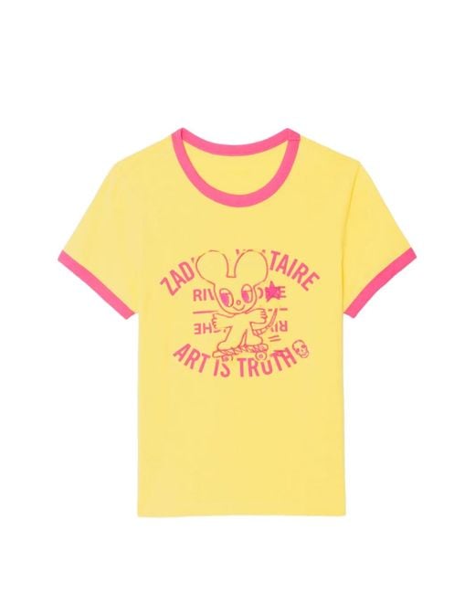 Zadig & Voltaire Yellow Woos T-Shirt