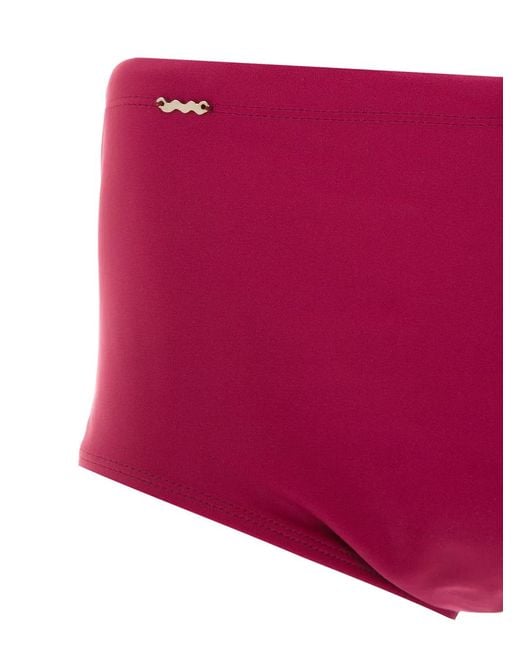 Amir Slama Red Plain Trunks for men