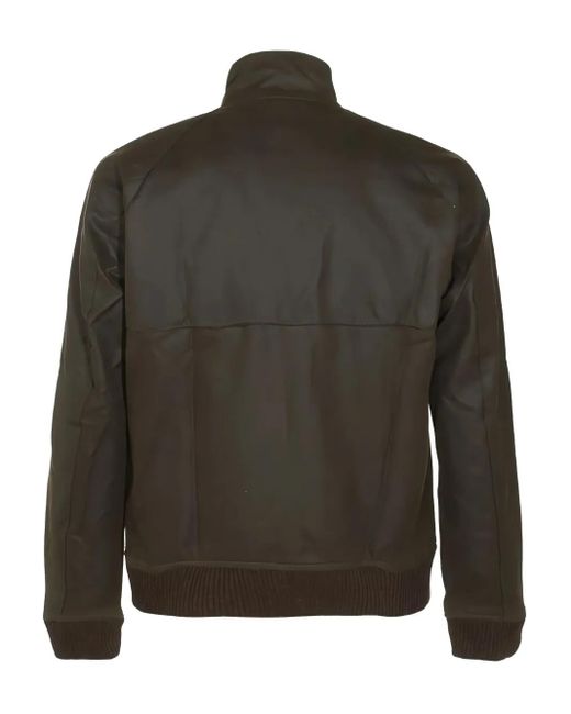 Baracuta Brown X Barbour Zip-Fastening Ribbed Jacket for men