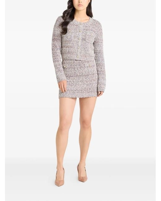 Cinq À Sept Gray Tweed Skirt