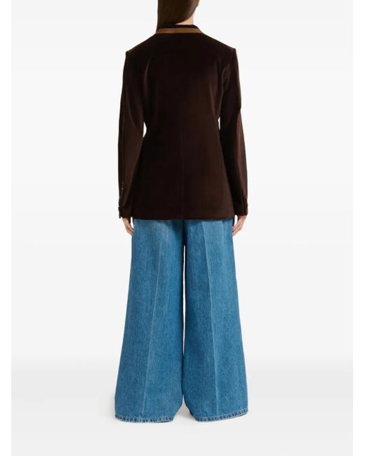 Marni Black Velvet Blazer