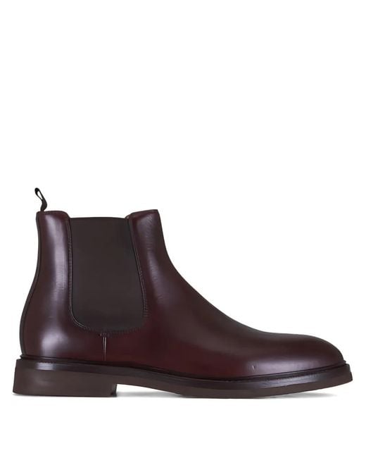 Brunello Cucinelli Brown Calfskin Chelsea Boots for men
