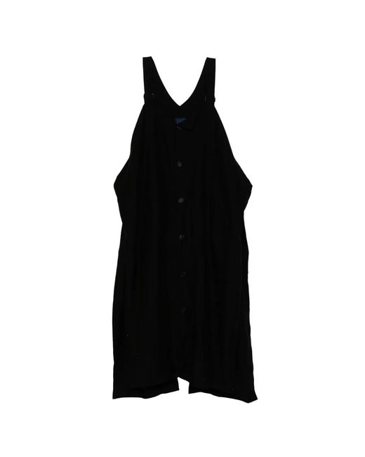 Yohji Yamamoto Black Ribbon Back Dress