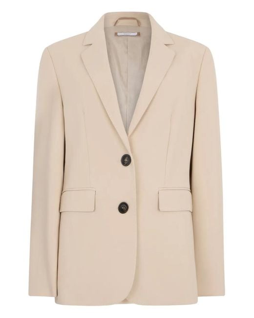 Peserico Natural Buttoned Blazer