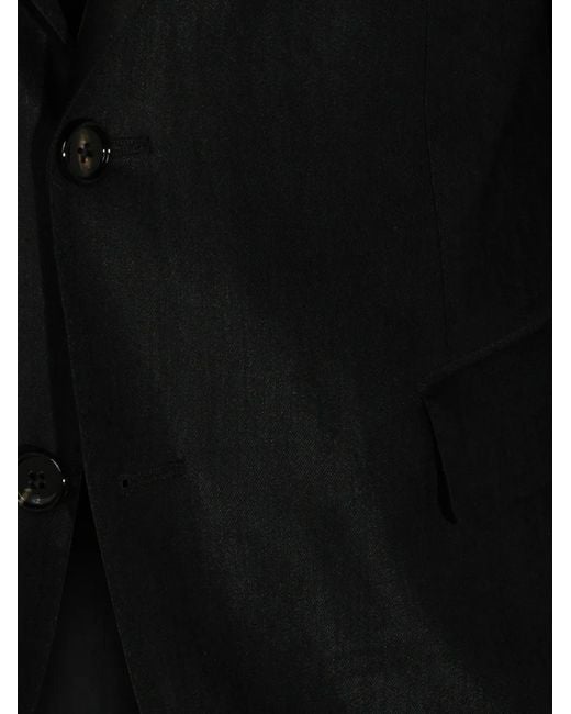 Blazer À Lien De Resserrage À La Taille Tagliatore pour homme en coloris Black