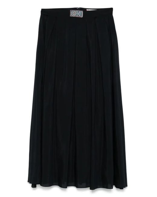 Hui Milano Ciclamino マキシスカート Black