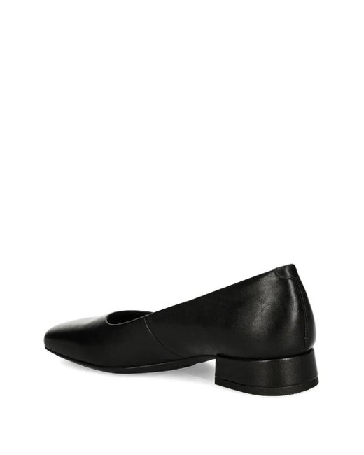 Vagabond Black 25Mm Debbi Square-Toe Flap Pumps