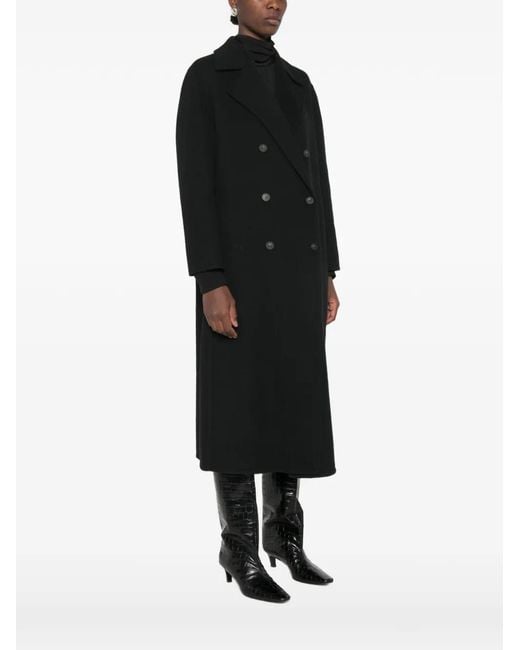 Vince Black Manteau À Boutonnière Croisée
