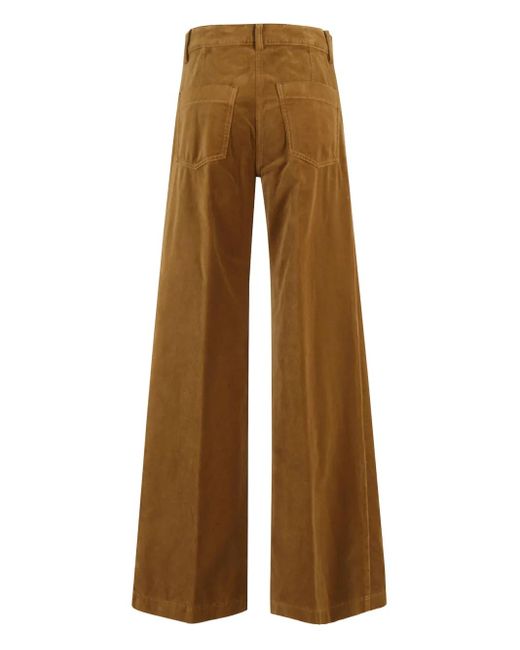 Aspesi Brown Velvet Trousers