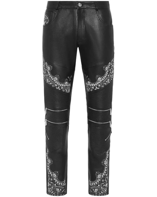 Philipp Plein Gray Trouser for men