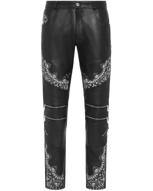 Philipp Plein Gray Trouser for men